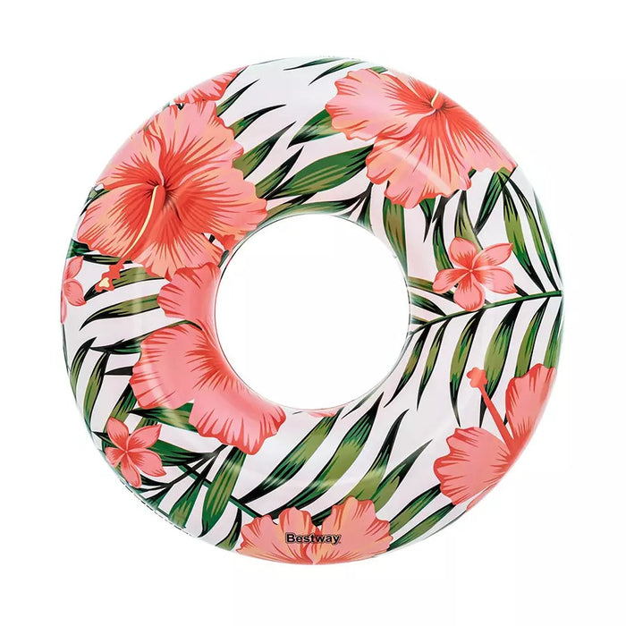 47” Tropical Palms Swim Ring