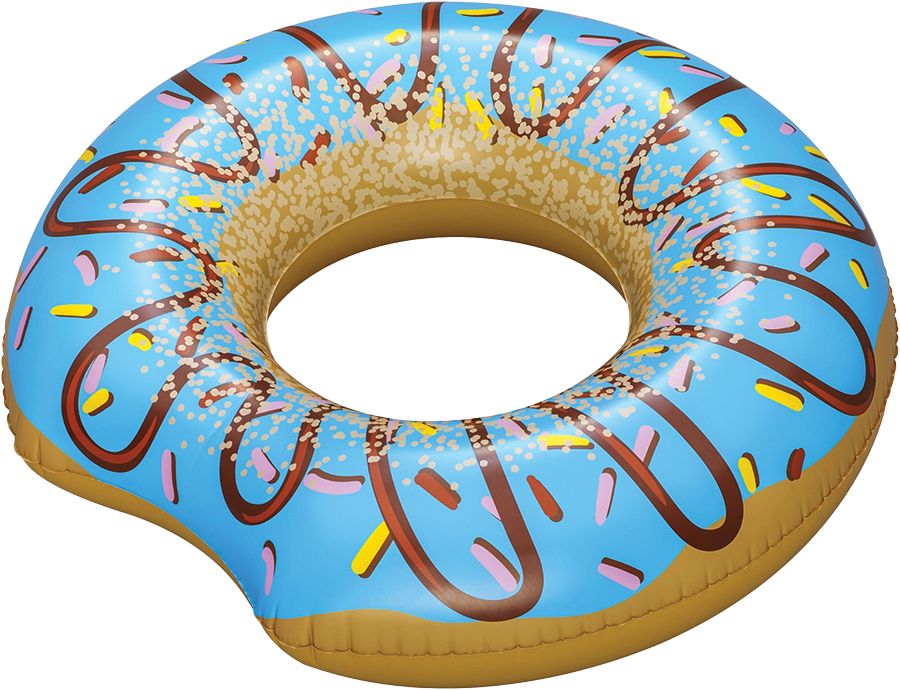 Bestway Inflatable Donut Swim Tube - Pool Floats for Kids and Adults - Water Party, River, Lake Inner Tube Floats with 2 Heavy Duty Handles