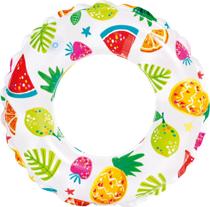 Bright & Fun: Lively Print Inflatable Swim Rings
