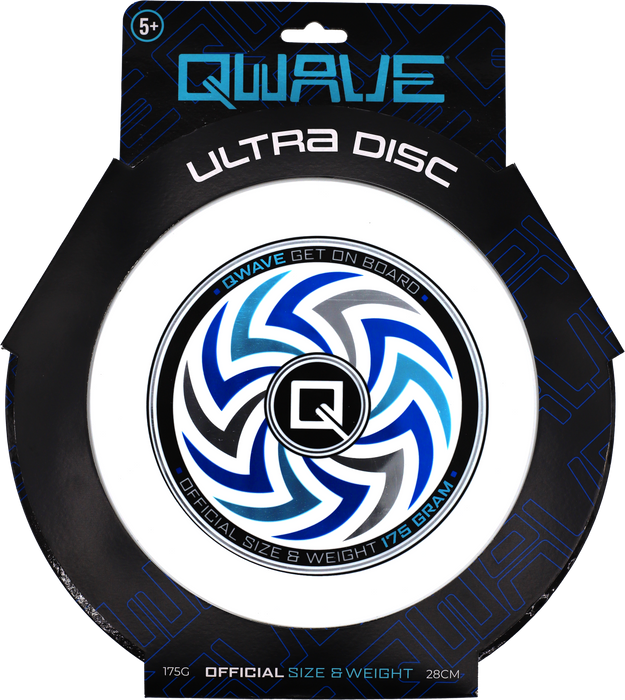 Qwave 175g Frisbee Flying Disc | Perfect for Disc Golf, Frisbee Golf, Ultimate Frisbee |