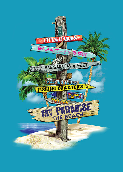 My Paradise, My Beach Towel for 2